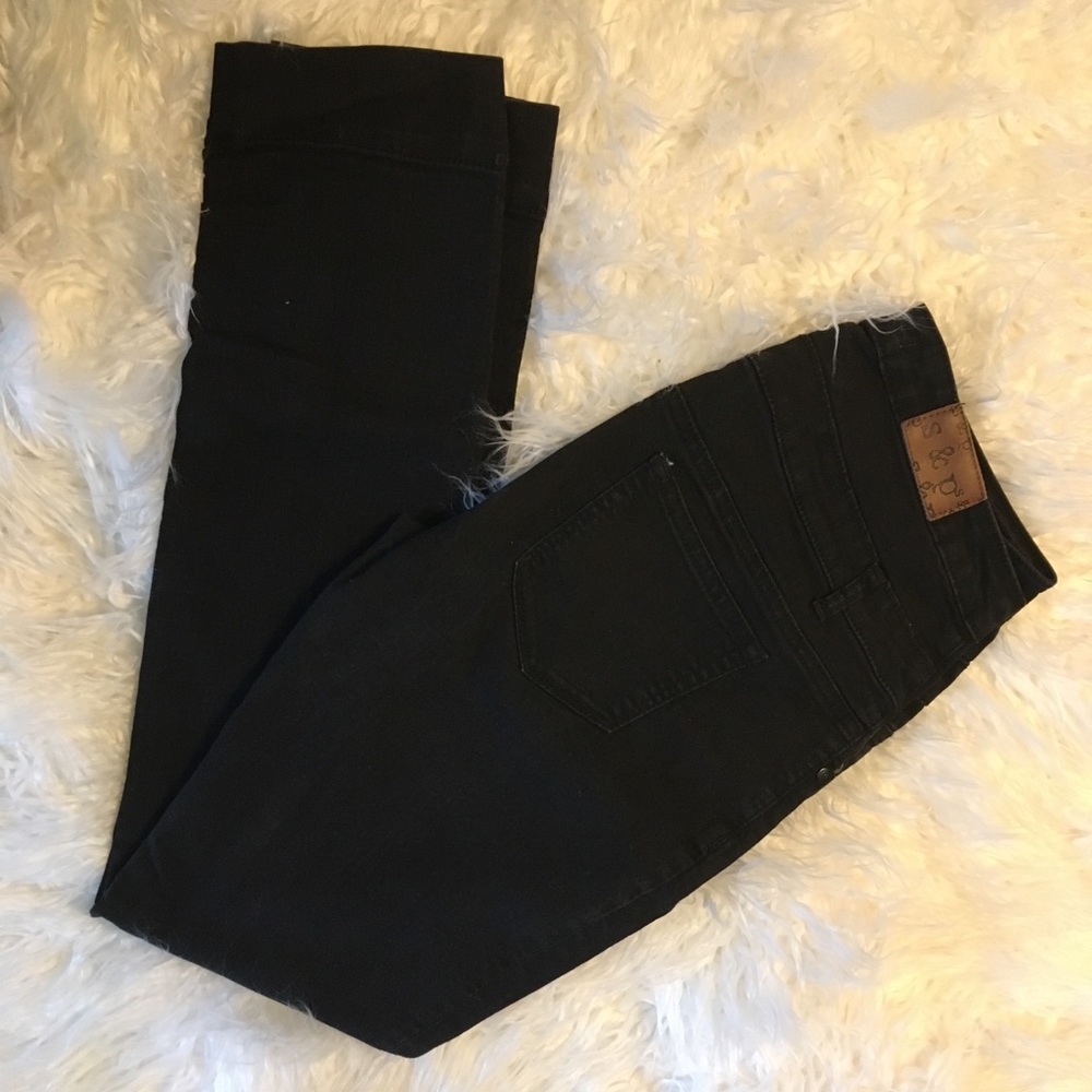 👀Alloy-High Waited 3 Button Skinny Jean-S&P